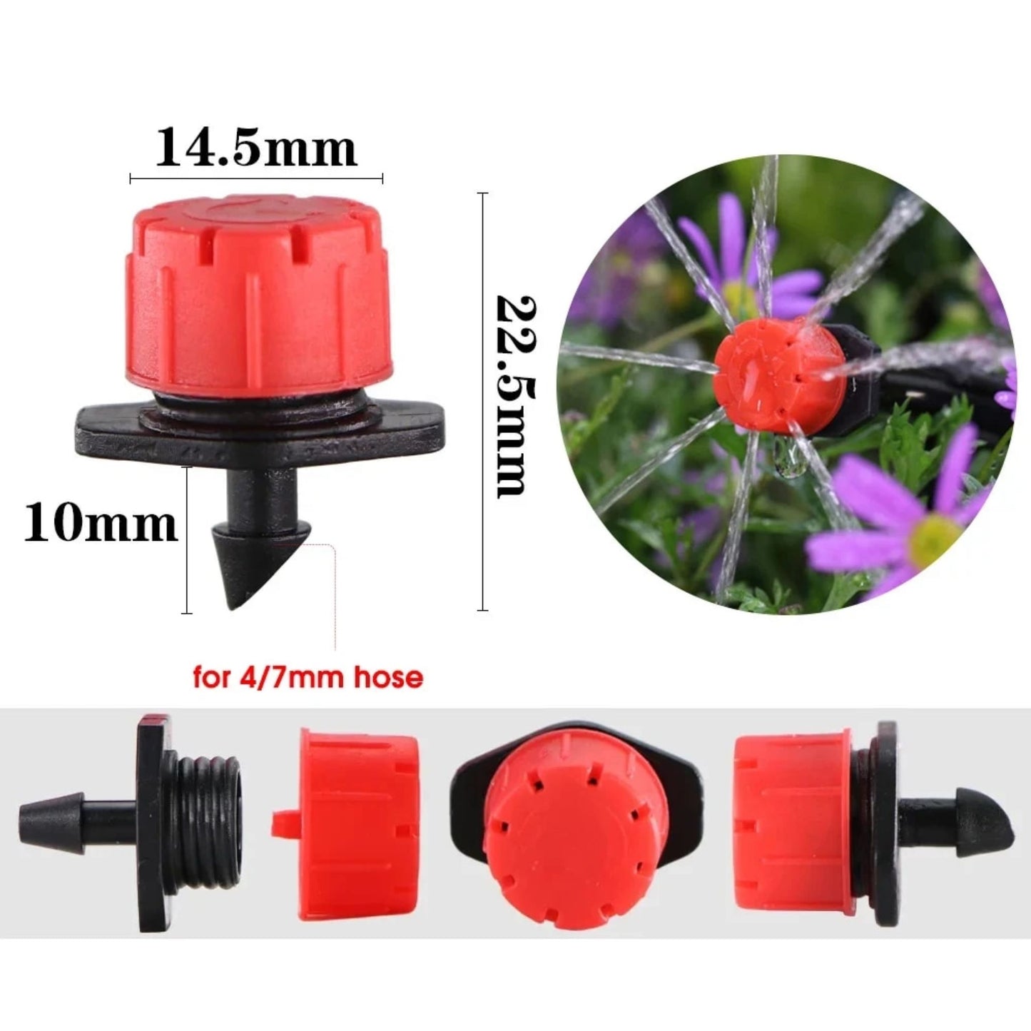 Adjustable Watering Nozzle Dripper